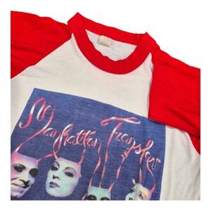 VTG Manhatten Transfer World Tour 1981 3/4 Sleeve T-Shirt‎ Single Stitch Adult L